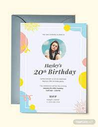 ♦ invitation to invite someone for an occasion, we use the written form invitation. 554 Birthday Invitations Word Psd Ai Eps Vector Free Premium Templates