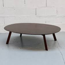 A coffee table is a low table designed to be placed in a sitting area for convenient support of beverages, remote controls, magazines, books (especially large, illustrated coffee table books), decorative objects, and other small items. Two Coffee Tables Paul Bert Serpette