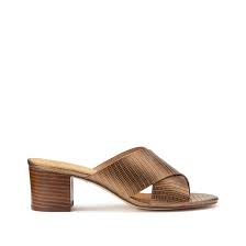Die dway mules mit absatz präsentieren sich als zeitlos emblematisches design. Mules Mit Breitem Absatz Weite Form 38 45 Bronzefarben La Redoute Collections Plus La Redoute