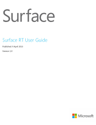 Installl microsoft edge surface rt. Microsoft Surface Rt User Manual Pdf Download Manualslib