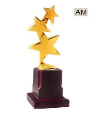 Our gold star trophies have free unlimited customization. Three Star Award Awards Manufacturer