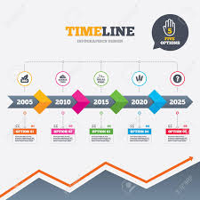 timeline infographic with arrows natural bio food icons halal