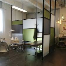 About 0% of these are screens & room dividers. Floor Mounted Office Divider Inuno Cielo Terra Studio T Ceiling Mounted Methacrylate Anodized Aluminum