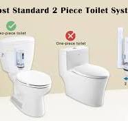 Toilet Dual Flush Valve with Push Button, Toilet Flush System Replacement  Adjustable Universal 1.5" or 2" Outlet 300mm Cable Cistern Flush ...