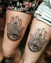 63 Dainty Hamsa Hand Tattoo To Protect Yourself From The Evil Eye Hamsa Hand Tattoo Hand Tattoos Sister Tattoos