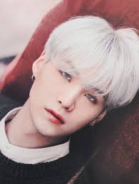 Suga Blue Eyes Yoongi Bts Suga Min Yoongi