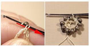 Perlen und strass sind zu wunderschã¶nen kreationen verarbeitet worden und bereit,. Wie Perlen Hakeln Spirale Perles Co