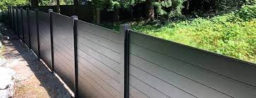 Consider black horizontal cedar slats. Modern Contemporary Aluminum Privacy Fencing Sleekfence