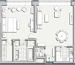 Firmdale Hotels Apartment 19 Small Apartment Plans Small House Plans Apartment Floor Plans
