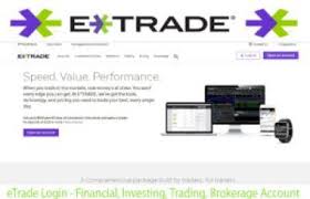 Etrade Login Financial Investing Trading Brokerage Account Tecteem Investing Building Society Accounting