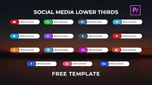 Mogrt files for adobe premiere pro 102 social media animations in and out animation (adjust duration) present your social networks with a 3d animation. Social Media Lower Thirds Free Templates For Adobe Premiere Pro