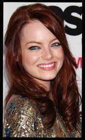 Saying red hair is her favorite, however. Emma Stone Dark Red Hair Dark Red Hair Color Hair Color Auburn
