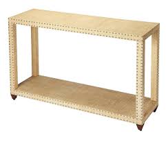 Danilo Cream Raffia Console Table Upholstery Modern Upholstery Upholstery Trends