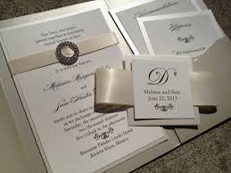 Opulence Pocket Wedding Invitation Ii Wedding Invitation Kits Wedding Invitation Ribbon Brides Wedding Invitations