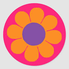 Flower Power Classic Round Sticker Zazzle Com In 2020 Flower Power Art Cartoon Flowers Hippie Art