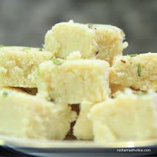 Instant Coconut Barfi Prepared With Condensed Milk And Coconut Powder Is Super Delicious And Easy To Prepare Bar Burfi Recipe Indian Dessert Recipes Sweet Meat