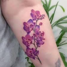 Flower patterns like lotus, cherry blossoms, rose, daffodils and even sunflowers fancy almost all couples, teenagers or lovers but unique floral orchid tattoo patterns is an interesting choice. 65 Gorgeous Orchid Flower Tattoo Designs With Meaning Entertainmentmesh