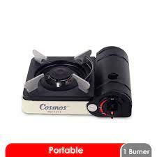 Cosmos cgs123p ini memiliki teknologi jepang dengan fitur keamanan yang tinggi, seperti alat pengaman yang tertutup secara otomatis jika tekanan dalam tabung terlalu besar sehingga menggindarkan dari risiko meledak atau terbakar. Cosmos Cgc 121 P Portable Gas Cooker