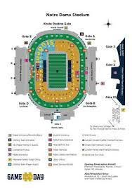 Notre Dame Stadium Map Gadgets 2018