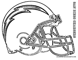 Free printable & coloring pages. Football Helmets To Color At Duckduckgo Fussball Helme San Diego Chargers Zeichnen