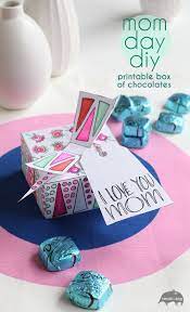 Mother S Day Diy Printable Gift Box Box Of Dove Chocolates Printable Gift Mother S Day Diy Diy Mothers Day Gifts