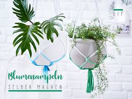 Inspirationen Fur Diy Blumenampeln Findet Ihr Jetzt Auf Unserem Blog Emsa Emsaliebe Diy Blum Blumenampeln Blumenampel Selber Machen