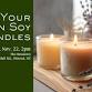 Soy Candle Making — Sweet Farm event in Himrod, NY