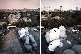 Kaws Holiday Japan Camping Exhibition At Mount Fuji Allrightsreserved Herschel Supply Hypebeast