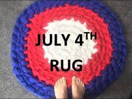 Move the hand holding the circular needle so the tips of both needles are level and pointing to the right. How To Arm Knit Hand Knit A Circular Rug For July 4 Or Any Other Occasions Youtube