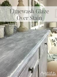 Whether you are designing a kitchen or a bathroom, cabinet color is one thing that can date a space quickly. Limewash Glaze Over Stain Just Call Me Homegirl