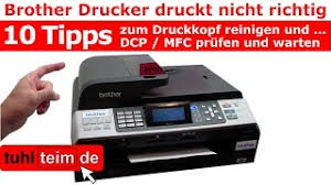 (het ziet eruit als een blauw vierkantje). Brother Drucker Druckt Nicht Richtig 10 Tipps Wartung Und Fehler Bei Mfc Dcp Youtube