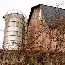 Barn And Silo Old Barns Silos Barn
