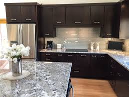 If you can dream it, we can build it. Cherry Cabinets With Slab Doors A Custom Mixed Stain Bianco Antico Granite And Transitional Kitchen Other By Beyer Cabinets