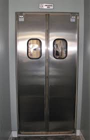 Follow the simple steps below to effectively install prehung lift the top portion of the kitchen doors into place to fit the door into the space completely and fit the hinge side of the door tight up against the wall. Restaurant Kitchen Doors Stainless Steel Doors In Stock Double Doors Swinging Restaurant Kitchen Doors In Stock Restaurant Doors In Stock In Los Angeles Area Tuff Lite Stainless Door Parts