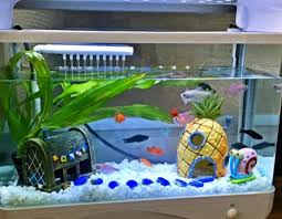 Hot Sale Mini Resin Pineapple Cartoon House Landscaping Fish Tank Aquarium Decoration Ornament H Spongebob Fish Tank Fish Tank Themes Fish Aquarium Decorations
