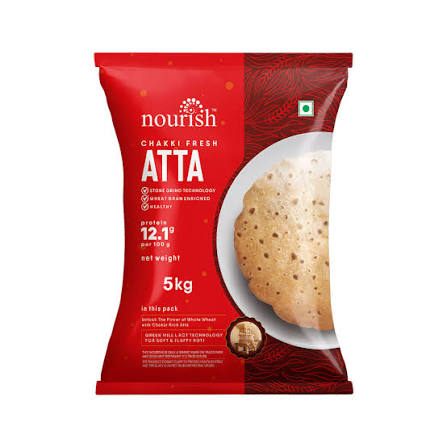 NOURISH SHUDH CHAKKI ATTA 5KG