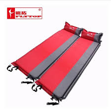 Outdoor Camping Air Mat Bed Automatic Inflatable Mattress Beach Mat Foam Camping Mattres Waterproof Can Be Sp Camping Sleeping Pad Camping Mattress Camping Mat