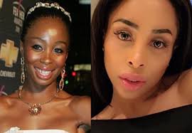 The tables are turned and the one who asks all the questions answers we asked viewers on social media if they wanted to ask khanyi mbau anything and the questions. Khanyi Mbau Proudly Shows Off Skin Bleaching Before And After Pic All4women