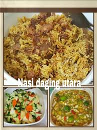 Zulfaza Loves Cooking Nasi Daging Utara Memasak Daging Nasi