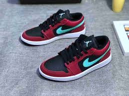 Nike Air Jordan 1 Low Red Black White Nike Air Jordan 1 Low Black Red Nike Air Jordans Air Jordans Retro
