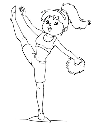 Color pages for mom 19. Coloring Pages Coloring Pages Cheerleader Picture Inspirations Cheerleading