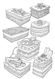 I made this kawaii sweets doodle for my free mini course subscribe in the footer where i teach you how to draw it yourself step by step. Free Easy To Print Cake Coloring Pages Coloring Pages Food Coloring Pages Coloring Books
