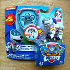 Debut on august 12, 2013. Nickelodeon Paw Patrol Robo Dog Action Pack Pup Badge Robot Robodog Pop Out K9 Ebay