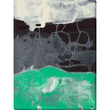 Retro chic tropical green palm leaves pattern canvas print. Seafoam Green And White Printed Rectangular Canvas Wall Art Decor 14 X 18 Walmart Com Walmart Com