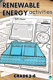 Trying To Teach Renewable Energy Topics You Ll Find These Worksheets Will Help Your Students The Foldable Act In 2020 Hydro Energy Renewable Energy Energy Activities