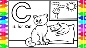 .твиты от abc coloring (@coloring_abc): Abc Coloring Pages For Kids C Is For Cat Coloring Page Fun Alphabet Coloring Pages Kids Abc Youtube