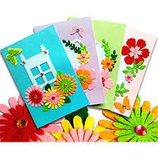 Other options include adding a gift card, delayed delivery, birthday. Qiaoniuniu Card Making Kits Diy Handmade Greeting Card Kits For Kids Christmas Card Folded Cards And Matching Envelopes Thank You Card Art Crafts Crafty Set Gifts For Girls Boys Amazon In Office