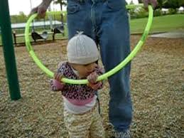 Image result for walking with a hula hoop toddler
