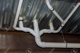 Plastic fittings are designed to connect to plastic pipe by interference fit, also known as a press fit or friction fit. Pvc Pipe Drain System Rough Completed In Big Apartment Complex Stock Photo Picture And Royalty Free Image Image 165212709