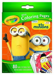Fun free kids coloring pages to print and color. Crayola Minions 80 Mini Colouring Pages With 6 Washable Markers 3 For Sale Online Ebay